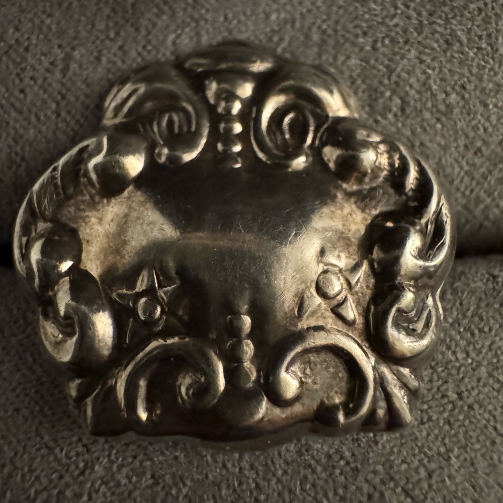 925 Sterling Silver Boho Statement Ring - image 7